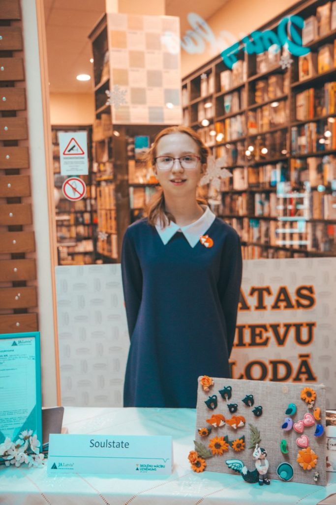 Ярмарка школьных предприятий в Даугавпилсе. Февраль 2019 года. Фото: Настя Гавриленко