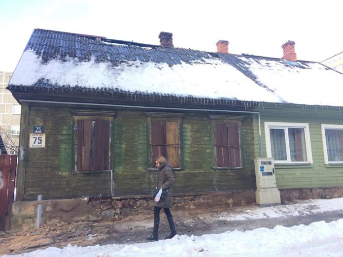 Пожар на ул.Таутас