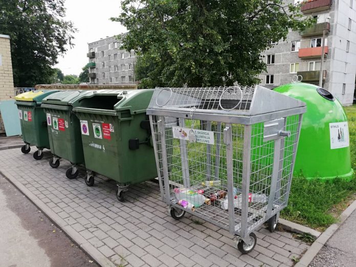 Контейнеры для мусора в Даугавпилсе