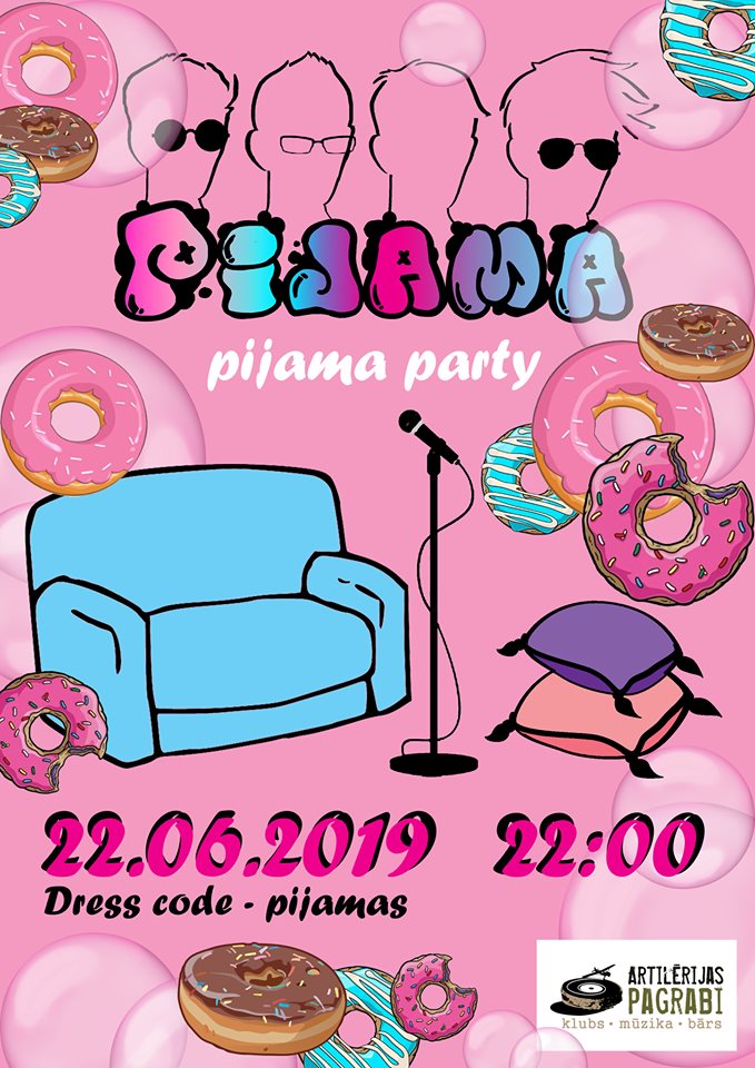 Афиша Pijama party