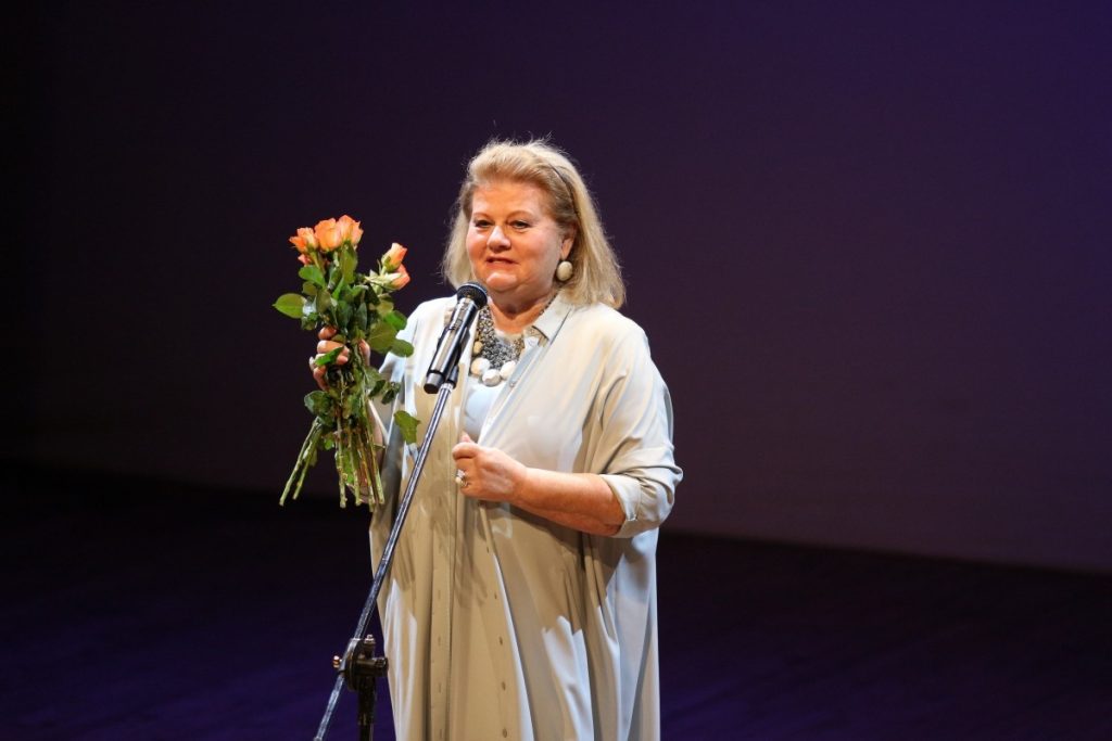 Ирина Муравьёва на творческом вечере в Риге. 19 ноября 2019 года. Фото предоставлено Домом Москвы в Риге