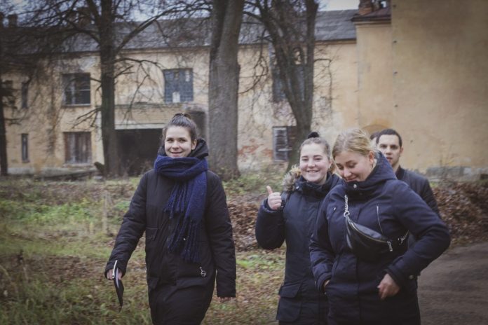 Квест в Даугавпилсской крепости. 16 ноября 2019 года. Фото: Анастасия Кочмарёва Квест в Даугавпилсской крепости. 16 ноября 2019 года. Фото: Анастасия Кочмарёва