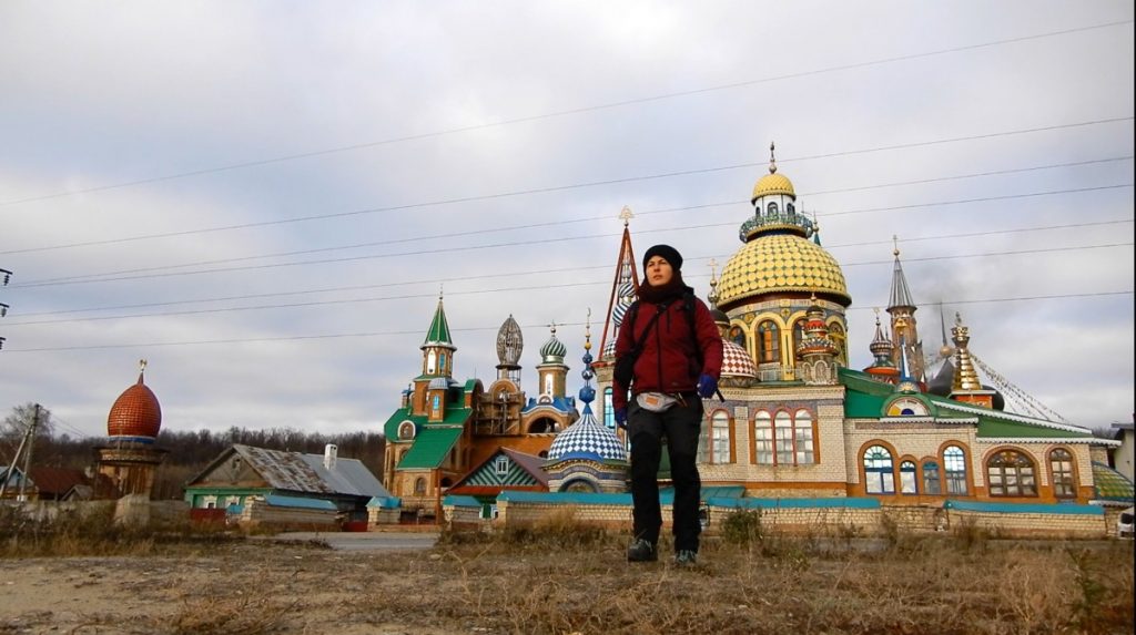 Путешественница Марта Негро. Россия, Церковь в Казани. Фото из личного архива