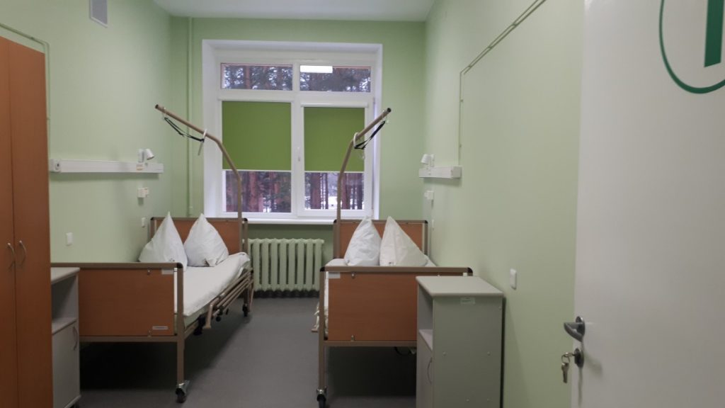 Отделение по уходу в Даугавпилсской региональной больнице. Фото: Инна Плавока