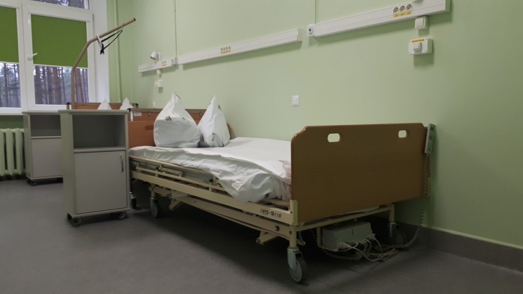Отделение по уходу в Даугавпилсской региональной больнице. Фото: Инна Плавока