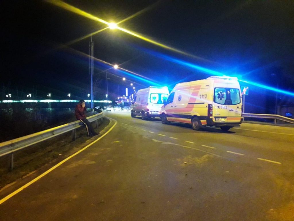 Авария в Даугавпилсе 5 декабря 2019 года. Фото: gorod.lv