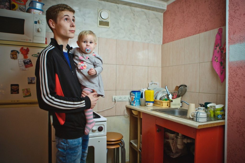 Дариус Ершов с дочкой. Фото: Сергей Соколов