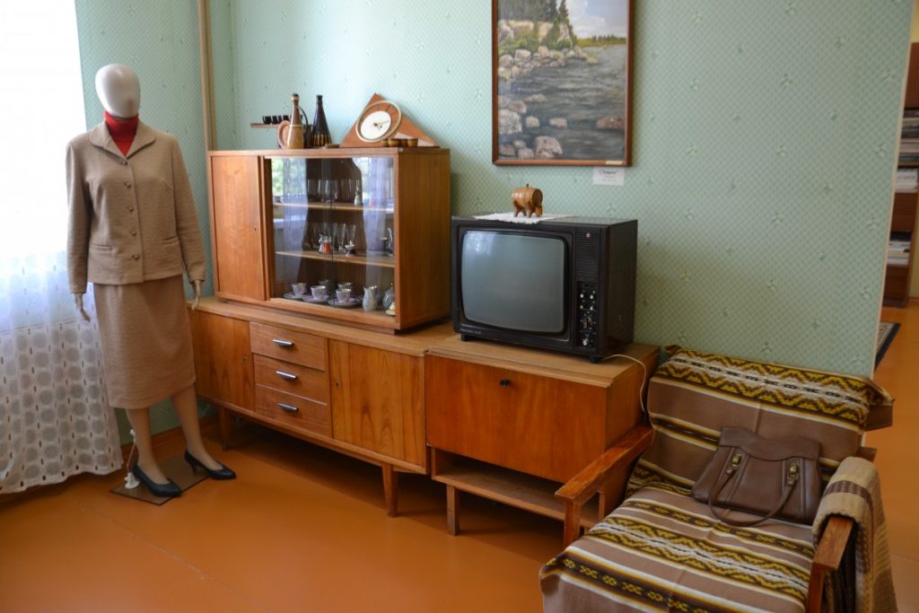 Экспозиция "Советские годы" в Айзкраукле. Фото: chayka.lv