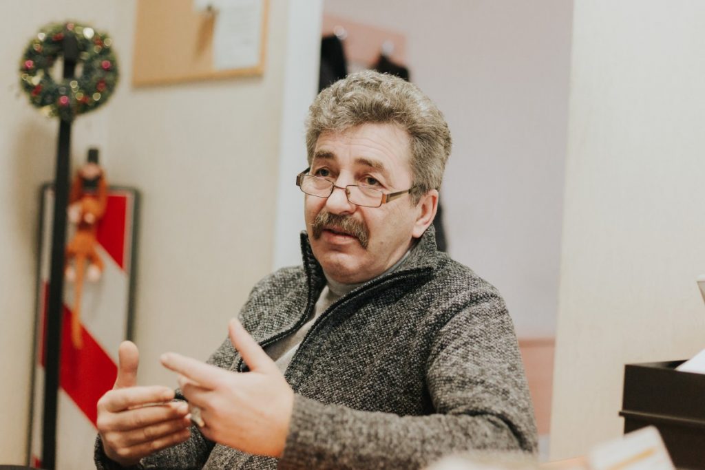 Александр Пориетис. Владелец и преподаватель «A. Porieša autoskola» в Даугавпилсе. Фото: Ирина Маскаленко