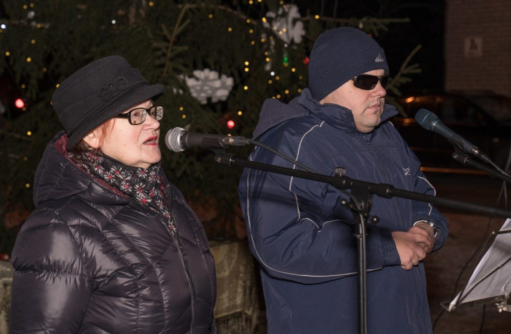 Новогодний праздник в посёлке Общества слепых. 29 января 2019 года, Даугавпилс. Фото: Михаил Рыжков