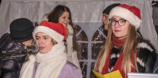 Новогодний праздник в посёлке Общества слепых. 29 января 2019 года, Даугавпилс. Фото: Михаил Рыжков