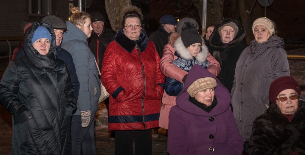 Новогодний праздник в посёлке Общества слепых. 29 января 2019 года, Даугавпилс. Фото: Михаил Рыжков