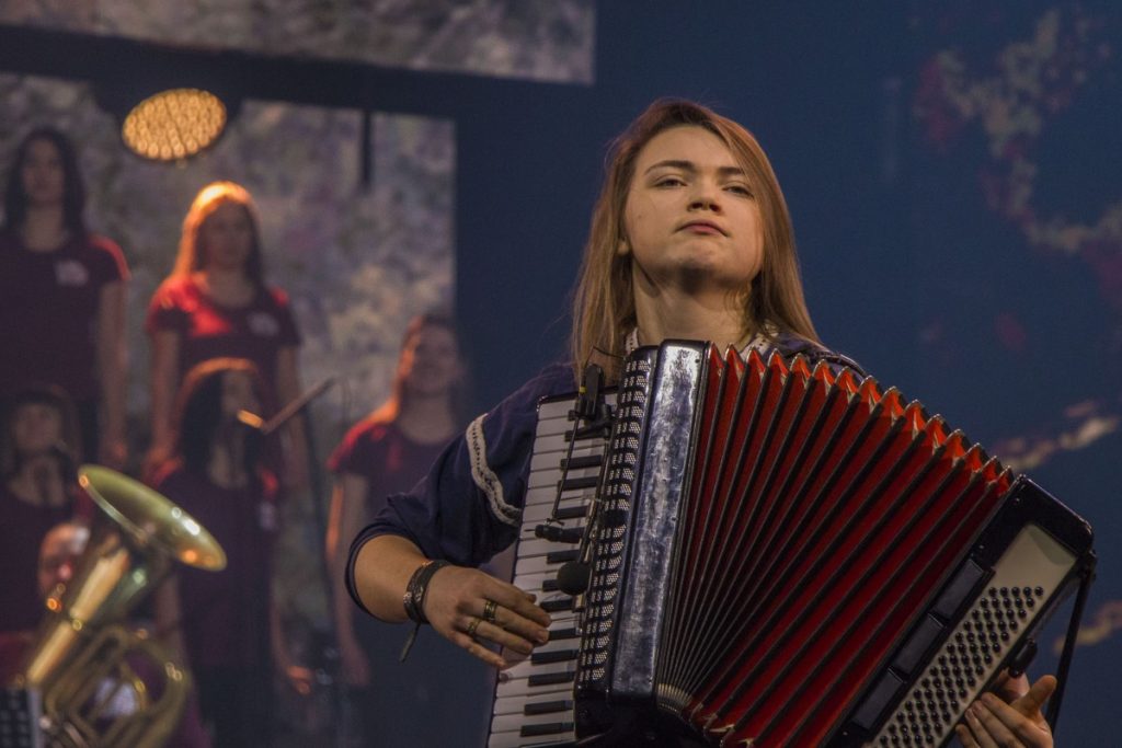 "Музыкальный банк 2019" в Даугавпилсе. Группа Varang Nord. Фото: Евгений Ратков