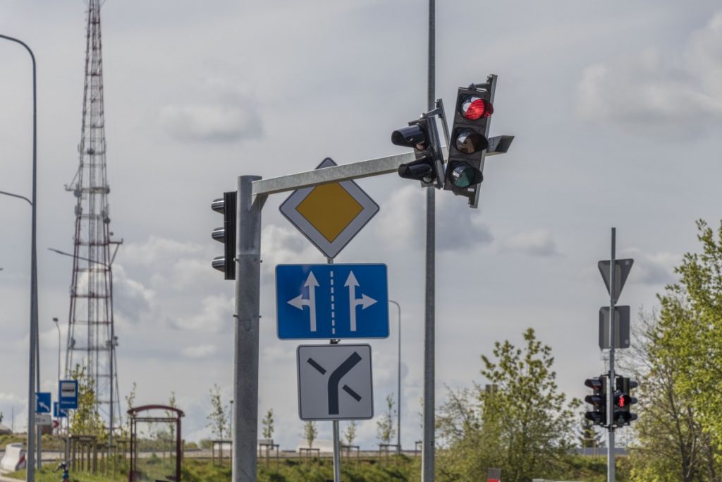 Открытие путепровода на ул. Смилшу в Даугавпилсе. 19 мая 2020 года. Фото: Евгений Ратков
