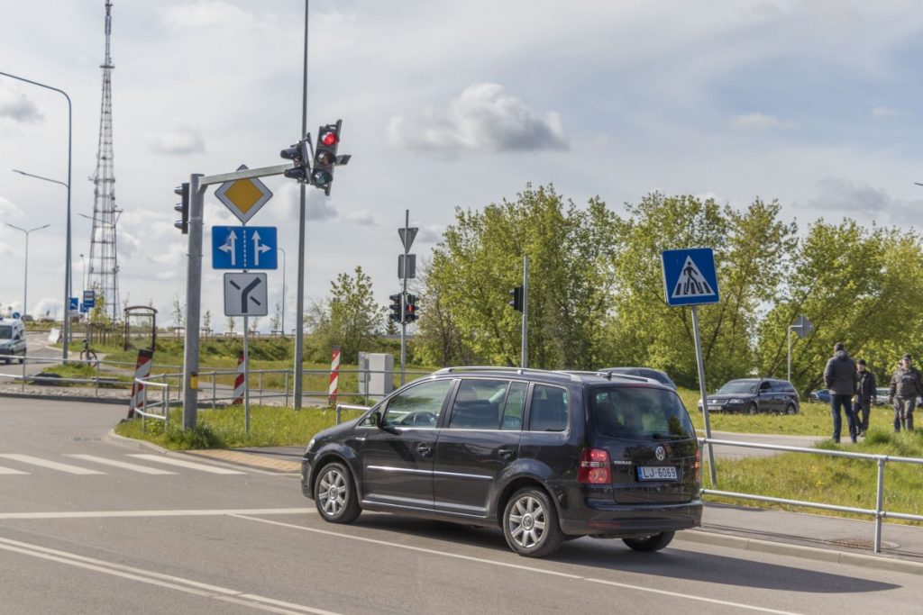 Открытие путепровода на ул. Смилшу в Даугавпилсе. 19 мая 2020 года. Фото: Евгений Ратков