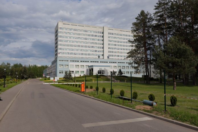 Даугавпилсская региональная больница. 28 мая 2020 года. Фото: Евгений Ратков Даугавпилсская региональная больница. 28 мая 2020 года. Фото: Евгений Ратков