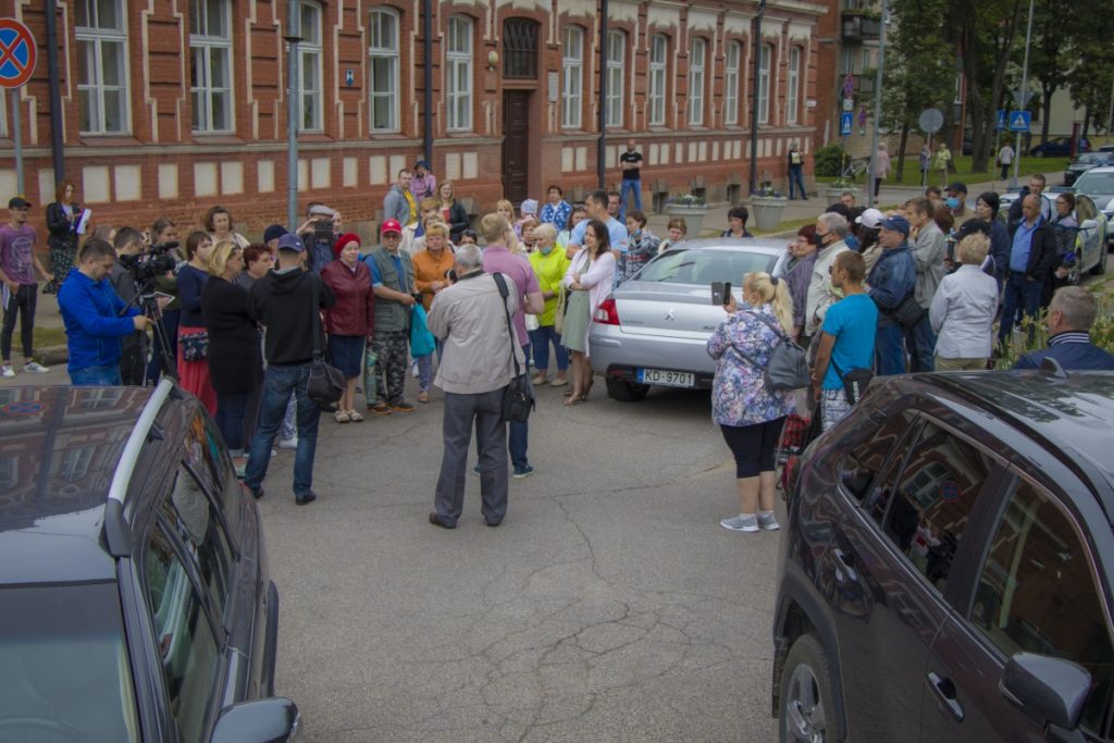 Митинг в поддержку Андрея Элксниньша. Даугавпилс, 13 июня 2020 года. Фото: Евгений Ратков