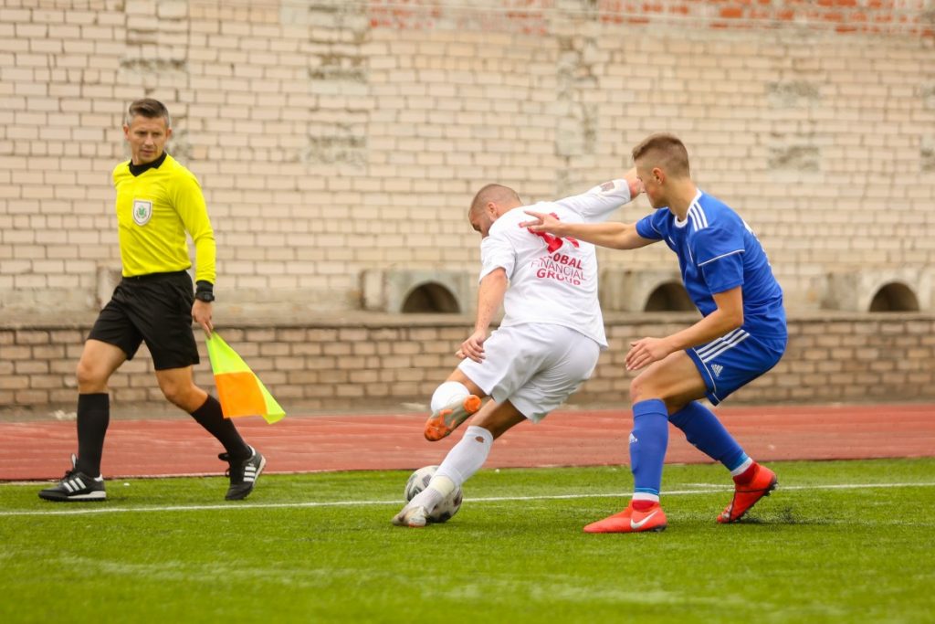 "Локомотив" – "Динамо" (Рига). Чемпионат Латвии 2020. 1 лига, 9 тур. Даугавпилс, 29 августа 2020. Фото: Сергей Кузнецов