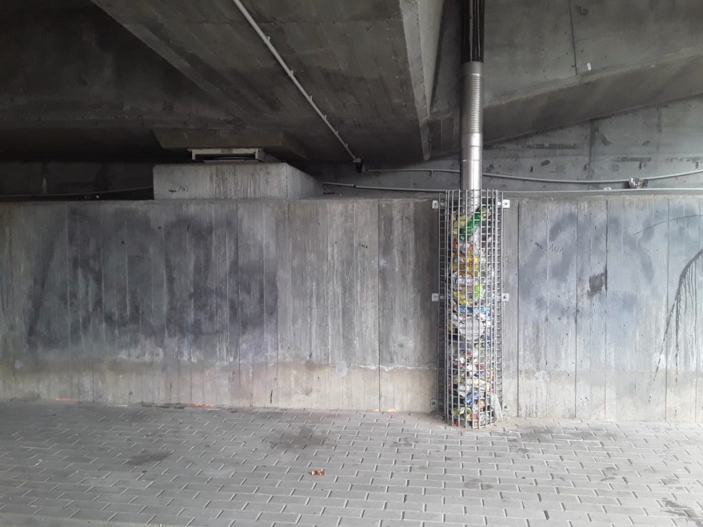 Путепровод на улице Смилшу в Даугавпилсе. 13 августа 2020 года. Фото: Елена Иванцова