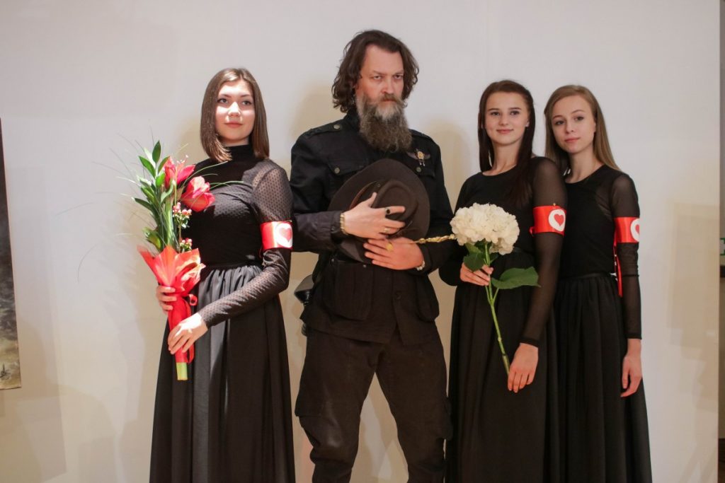 На выставке Сержа Сунне в Даугавпилсе. 1 августа 2020 года. Фото: Настя Гавриленко
