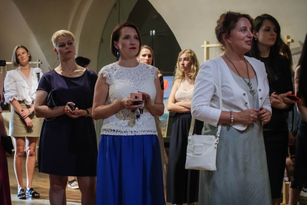 На выставке Сержа Сунне в Даугавпилсе. 1 августа 2020 года. Фото: Настя Гавриленко