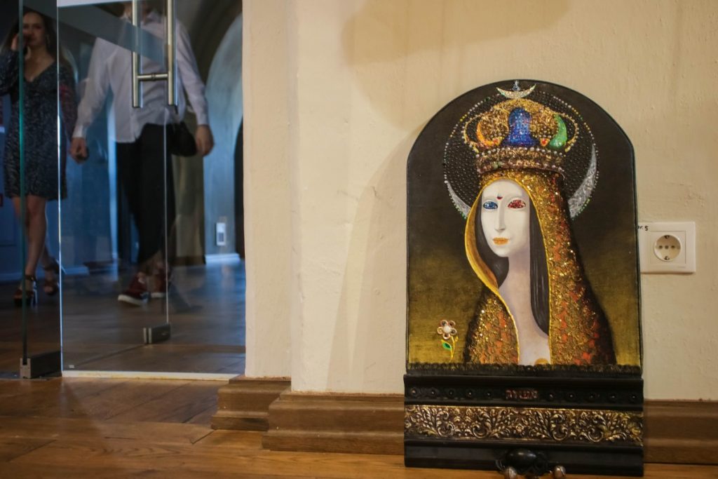На выставке Сержа Сунне в Даугавпилсе. 1 августа 2020 года. Фото: Настя Гавриленко