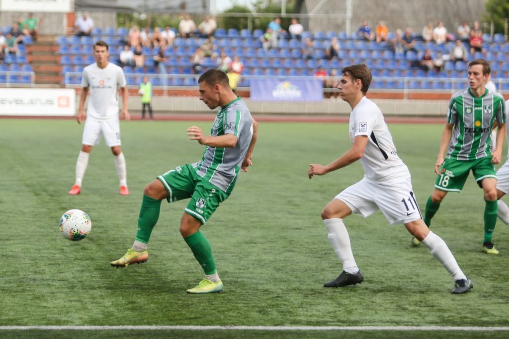 "Даугавпилс" – "Тукумс". Чемпионат Латвии 2020, Высшая лига. 3 августа 2020, стадион «Строитель», Даугавпилс. Фото: Сергей Кузнецов