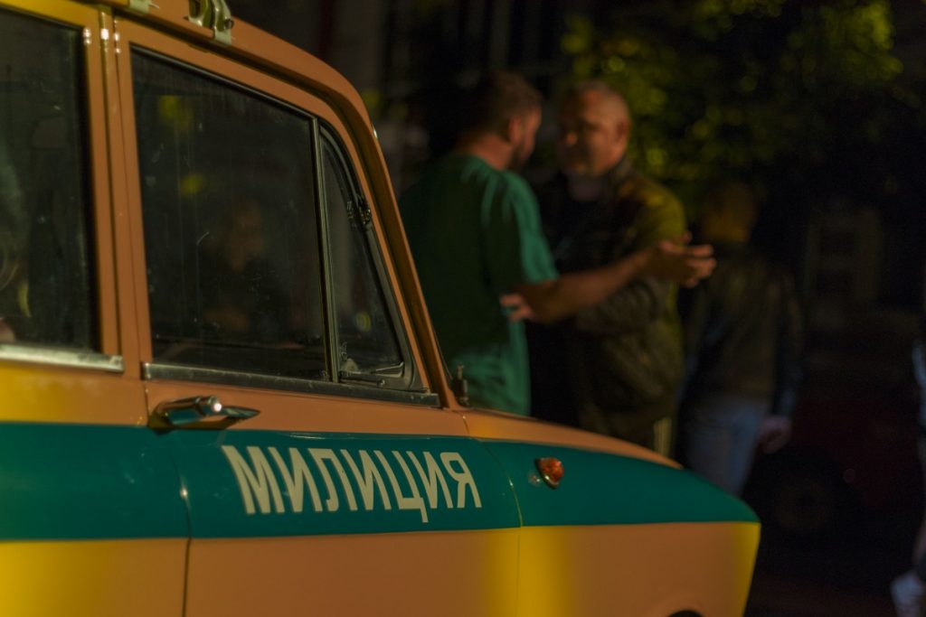 Автомобили из коллекции Александра Кашерина на празднике улицы Ригас. Даугавпилс, 12 сентября 2020 года. Фото: Евгений Ратков