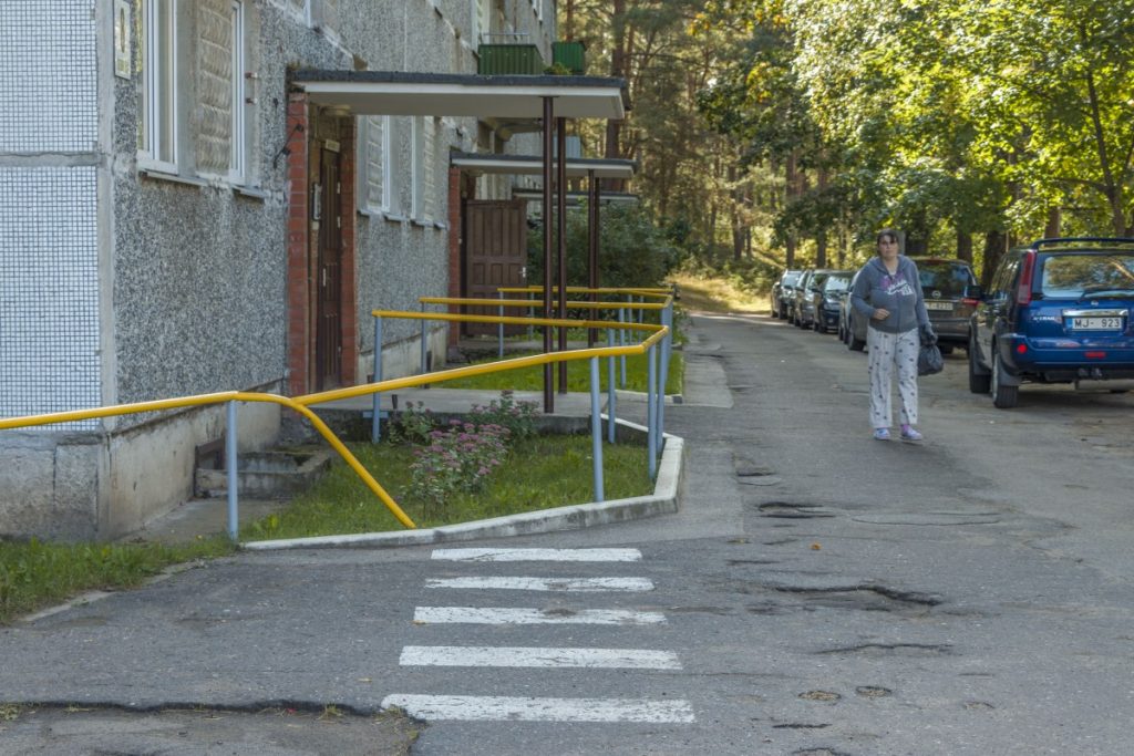 Улица Чиекуру в Даугавпилсе. 19 сентября 2020 года. Фото: Евгений Ратков