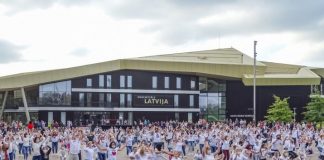 Erusalema Dance Challenge в Вентспилсе. Фото: ventspils.lv