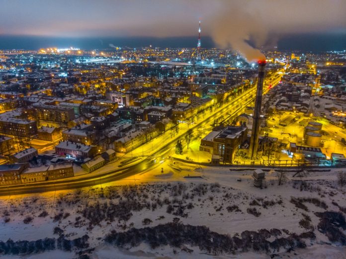 Даугавпилс. 1 февраля 2019 года. Фото: Евгений Ратков