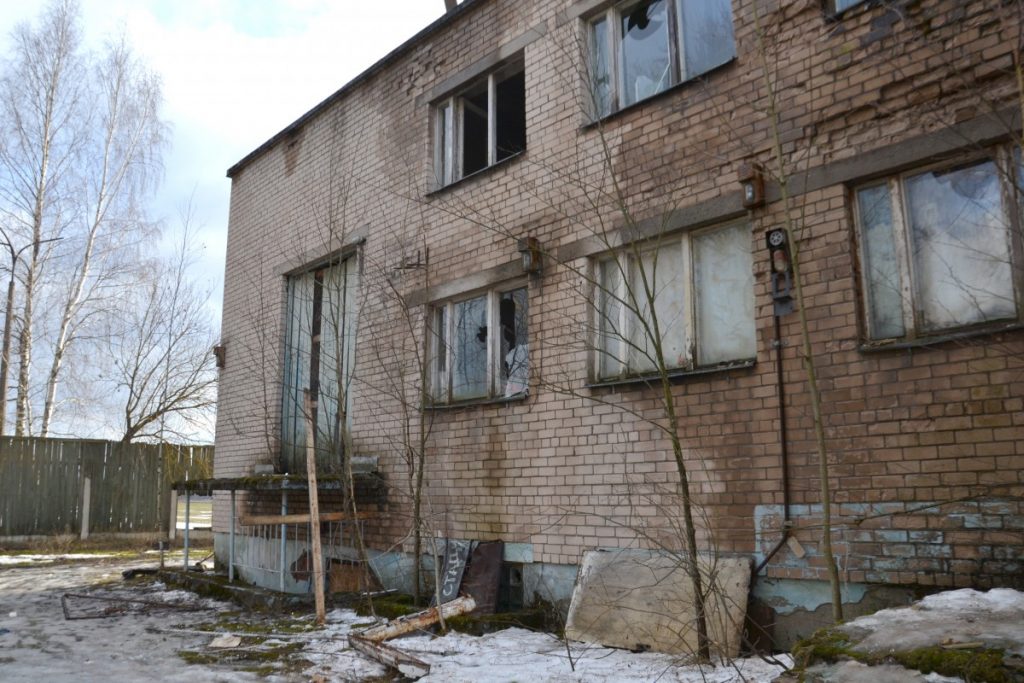 Территория бывшего Межциемского ремесленного училища. 26 февраля 2021 года. Фото: Елена Иванцова