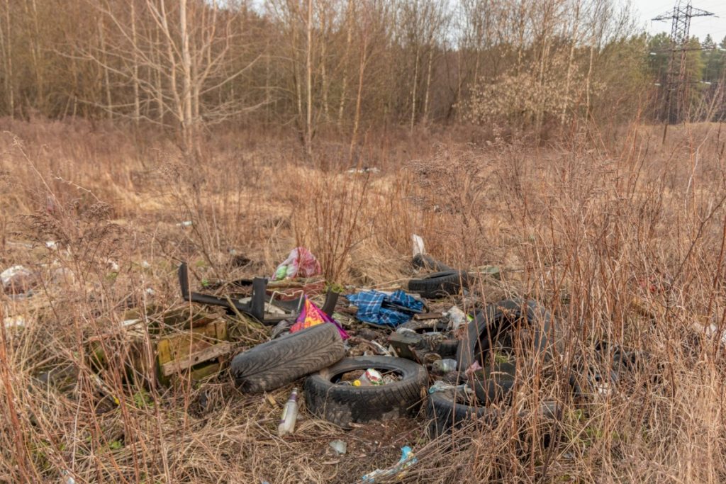 Свалка в Даугавпилсе. 11 апреля 2021 года. Фото: Евгений Ратков