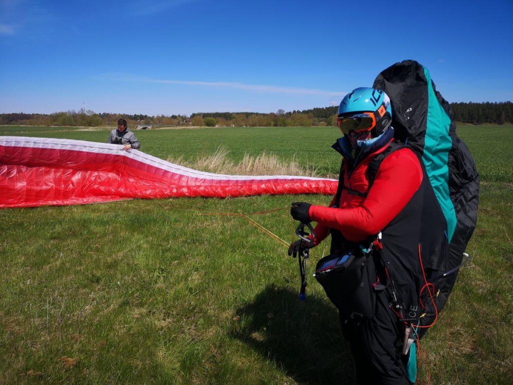 Парапланерный онлайн чемпионат XC-Contest 2021. Латвия, 9 мая 2021 года. Фото: flight.lv