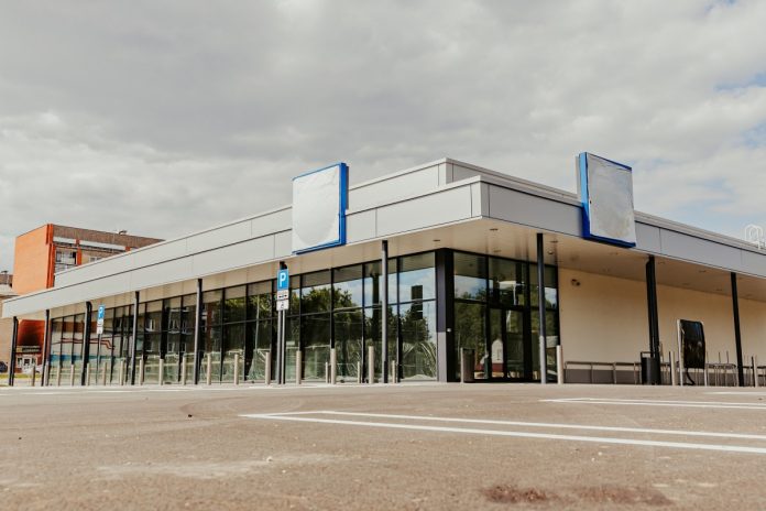 Здание магазина Lidl в Даугавпилсе. Фото: Саманта Миглане
