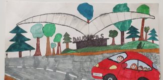 Рисунок Лауры, 12 лет. Изображение со страницы Daugavpils.Travel на фейсбуке