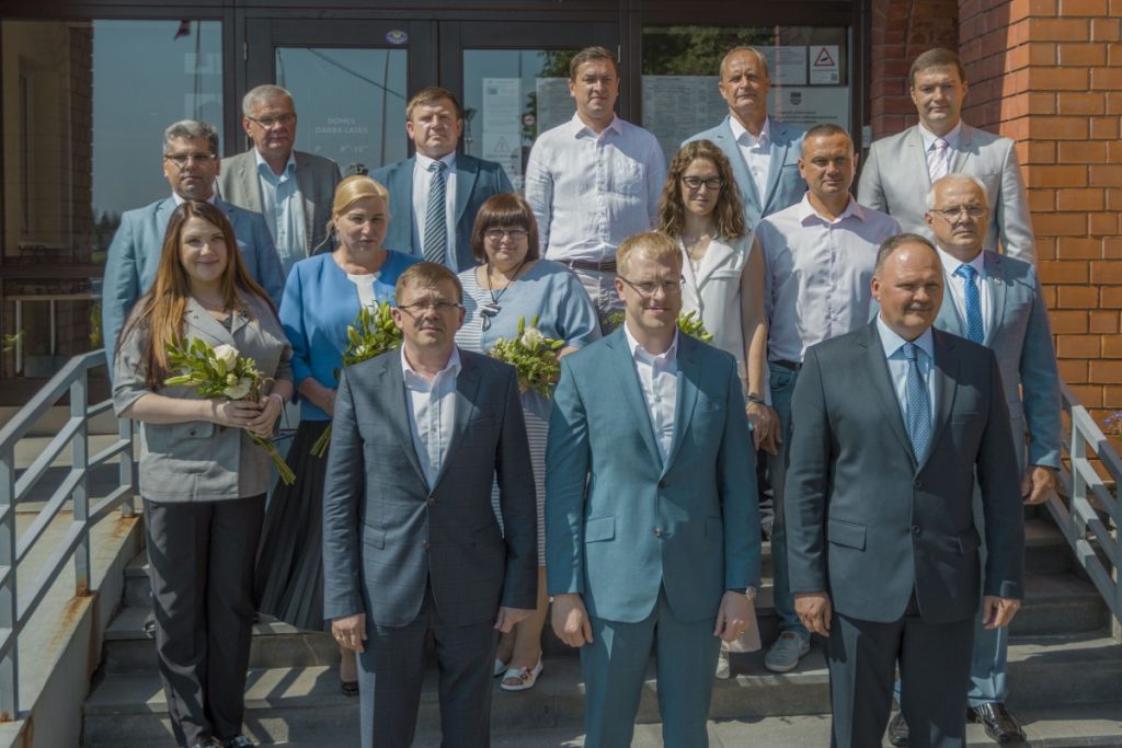 Депутаты думы Даугавпилса нового созыва. 1 июля 2021 года. Фото: Евгений Ратков