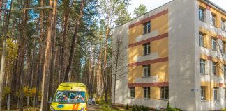 Инфекционное отделение Даугавпилсской региональной больницы. 18 октября 2021 года. Фото: Евгений Ратков