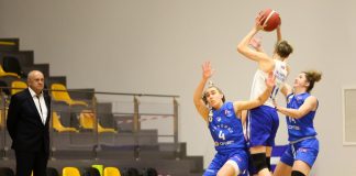 Балтийская лига по баскетболу: «ДУ» проигрывает лидерам чемпионата Балтийская баскетбольная лига. «ДУ» — «Нептунас». Даугавпилс, 27 ноября 2021 года. Фото: Сергей Кузнецов
