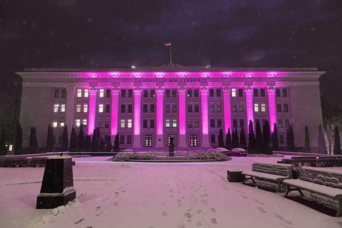 Даугавпилсский университет (старый корпус). 9 декабря 2021 года. Фото предоставлено командой Daugavpils 2027 Даугавпилсский университет (старый корпус). 9 декабря 2021 года. Фото предоставлено командой Daugavpils 2027