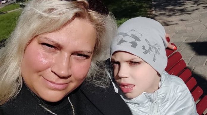 Светлана и сыном Даниилом