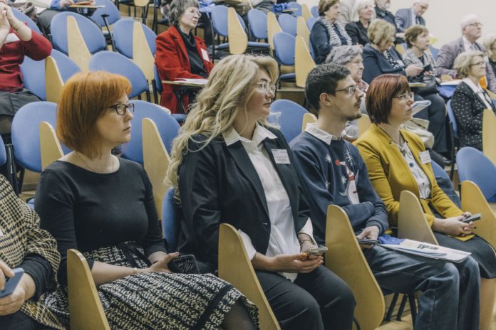 «XXXIII Научные чтения» в Даугавпилсском университете. 26 января 2023 года. Фото: Евгений Ратков «XXXIII Научные чтения» в Даугавпилсском университете. 26 января 2023 года. Фото: Евгений Ратков
