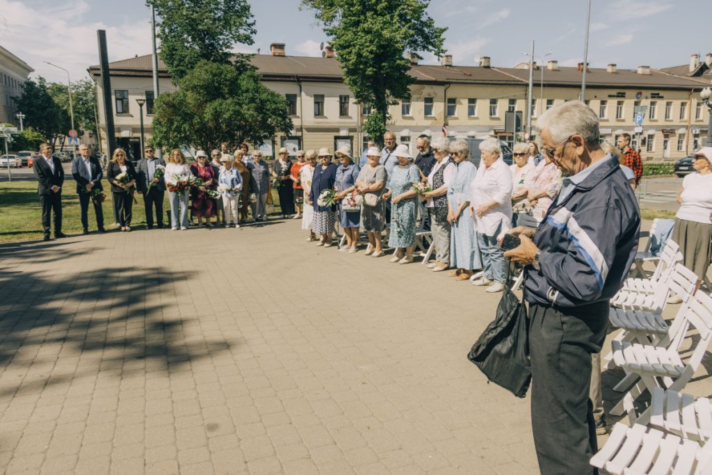 На мероприятии памяти жертв коммунистического геноцида. Даугавпилс, 14 июня 2023 года. Фото: Евгений Ратков