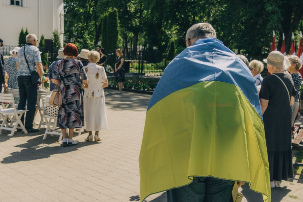 На мероприятии памяти жертв коммунистического геноцида. Даугавпилс, 14 июня 2023 года. Фото: Евгений Ратков