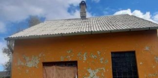 Пострадавший дачный участок в Калкунской волости