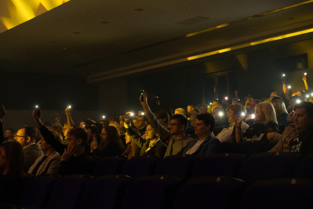 Концерт симфонического оркестра Lords of the Sound в Даугавпилсе. Большой зал Дворца культуры, 13 ноября 2023 года. Фото: Андрей Емельянов