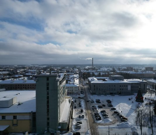 Даугавпилс. Январь 2024 года. Фото с дрона: Андрей Биндер