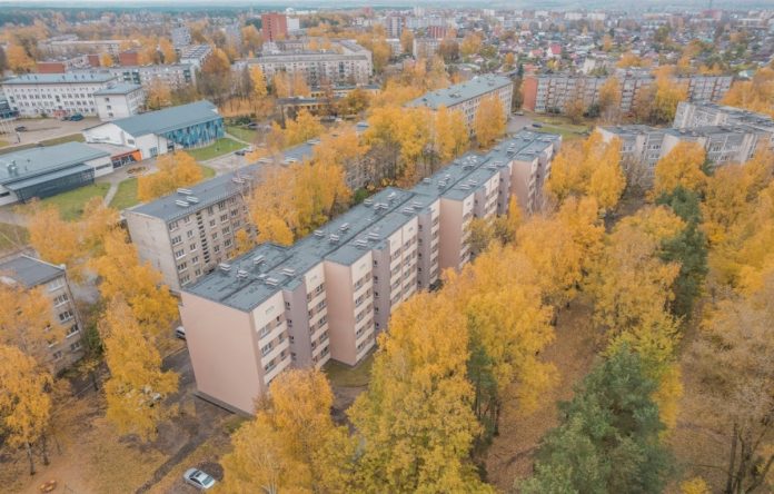 Реновированный дом на улице Шаура, 25А. Фото: SIA DMP / Facebook Реновированный дом на улице Шаура, 25А. Фото: SIA DMP / Facebook