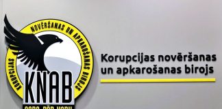 Фото со страницы KNAB / Anti-corruption Agency of Latvia на Фейсбуке