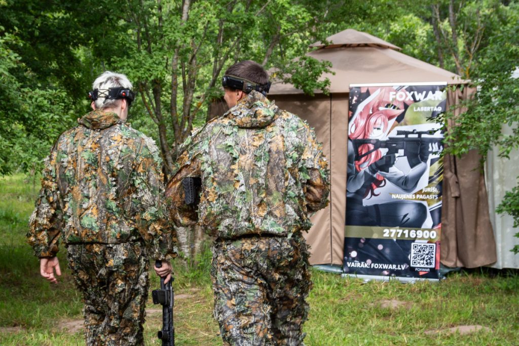 LASERTAG FoxWar в Латгалии. Фото: Виктория Кравцова